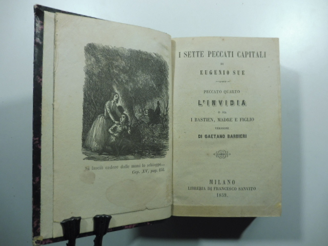 I sette peccati capitali. Peccato quarto. L'invidia; Peccato quinto. L'accidia; Peccato sesto. L'avarizia; Peccato settimo. La gola